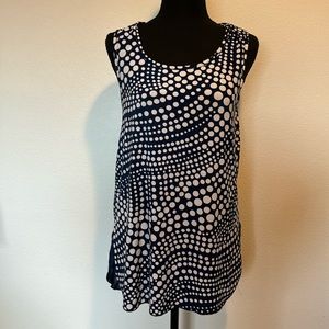 BLEU medium sleeveless blouse.